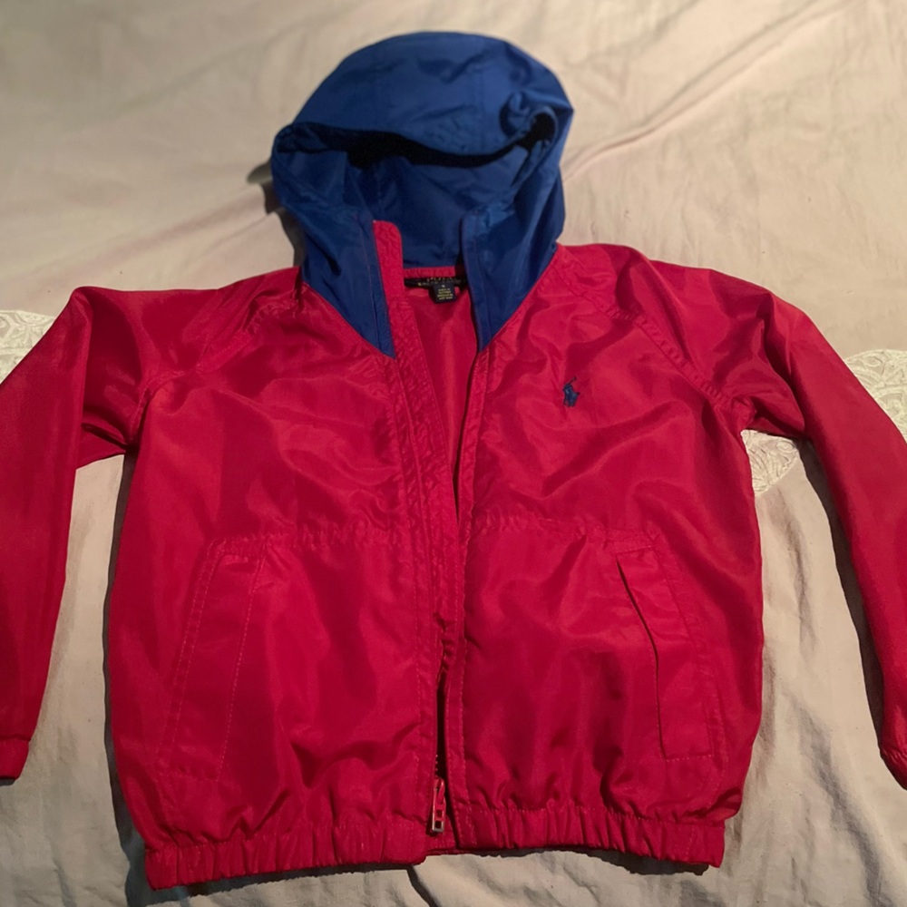 Polo by Ralph Lauren Kids Red and Blue Raincoat